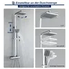 Homelody Dusche Duschsystem mit Thermostat Regendusche 2 Produktbild-Vorschau 6
