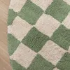 Volero - Dywan okrągły Retro - Gambit Zielony/Biały - Ø 120 Podgląd zdjęcia produktu 4