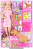 Barbie Puppe (blond) mit Hund & Welpen, Set inkl. Zubehör Produktbild-Vorschau 8