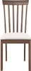 vidaXL Sedie da pranzo con cuscino 2 pz. Legno massiccio Anteprima dell’immagine prodotto 5