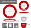 18tlg Kaffeeservice Variant Rot Porzellan 6 Personen Tassen Produktbild-Vorschau 6
