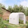 Outsunny folietunnel, kas, plastic kas, plantenkas Productafbeelding-voorbeeld 2