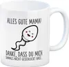 Spermium Muttertag Kaffeebecher mit Spruch Alles gute Mama Produktbild-Vorschau 1
