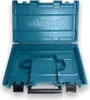 An open teal plastic tool case with a molded interior for tools. Podgląd zdjęcia produktu