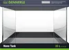 A product shot of a Dennerle Nano Tank aquarium. Produktbild-Vorschau