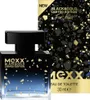 A bottle of Mexx Black & Gold Limited Edition Eau de Toilette for him, next to its packaging. Náhľad obrázku produktu