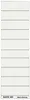 LEITZ Blanko Beschriftungsschildchen (B)60 x (H)21 mm weiß Produktbild-Vorschau 1