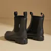 ASKSA Damen Gefuettert Wasserdicht Gummistiefel Halbhohe Produktbild-Vorschau 3