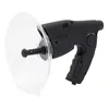A black and clear directional microphone device with a parabolic dish, isolated on a white background. Podgląd zdjęcia produktu