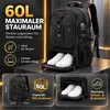 Reiserucksack, Rucksack, 60L Große Trekkingrucksack, Laptop Produktbild-Vorschau 2