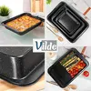 A collage of images showing baking trays, one with a cake and another with roasted vegetables. Anteprima dell’immagine prodotto