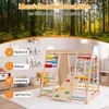 COSTWAY 8 in 1 Klettergerüst Holz, Klappbares Produktbild-Vorschau 5
