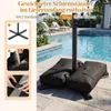 COSTWAY Sonnenschirm 250cm mit Ständer,  Ampelschirm Produktbild-Vorschau 8