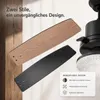 132 cm stropný ventilátor s osvetlením v drevenom dizajne, Náhľad obrázku produktu 7