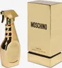 A gold-colored perfume bottle and its packaging are displayed against a white background. Produktbild-Vorschau