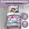 Squishmallows Bettwäsche Set 2-teilig 135x200 80x80 cm aus Produktbild-Vorschau 2