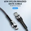 Kabel Wozinsky WNBCC2 USB-C / USB-C PD 65W 2 m - czarny Podgląd zdjęcia produktu 6