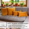 Selfitex 4er Set Cord Kissen inkl. Füllkissen, weich und Produktbild-Vorschau 5