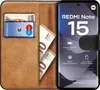 A book-style phone case open to reveal a phone and card slots with money. Anteprima dell’immagine prodotto