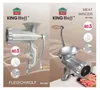 Gusseiserne Fleischwolf Nr 5 Kinghoff Kh - 1426 Produktbild-Vorschau 3