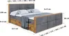 A diagram showing the dimensions of a bed frame. Produktbild-Vorschau