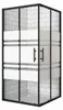 AICA Eckeinstieg 90x90x195cm 6mm ESG mit Blickdichten Produktbild-Vorschau 1