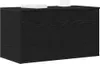 vidaXL Aufbewahrungsbox Schwarz Eichen-Optik 84 x 42 x 46 Produktbild-Vorschau 3