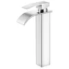Wasserfall Waschtischarmatur Hoch, 304 Edelstahl Chrom, Produktbild-Vorschau 2