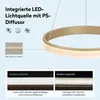 doporro Moderne LED Pendelleuchte – 60cm Dimmbare Produktbild-Vorschau 6