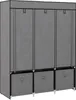 SUGIFT, armoire pliante en tissu non tissé, couleur gris Voir les images du produit 12