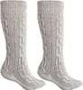 Trachtensocken Trachtenstrümpfe Zopfmuster 40cm, Produktbild-Vorschau 1