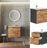 Waschbeckenunterschrank Vicco Lanco Anthrazit/Goldkraft Produktbild-Vorschau 2