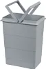Hailo Vnitřní koš 1075959 světle šedý 8 L 226 x 156 x 295 Náhled obrázku produktu 7