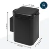 bremermann eckiger Wand-Kosmetikeimer 3 Liter inkl. Produktbild-Vorschau 7