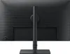 The back of a black Samsung monitor on a black background. Produktbild-Vorschau
