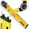 GEKO | Kątomierz, 3 w 1, aluminium, poziomica, kątomierz Podgląd zdjęcia produktu 1