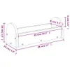 vidaXL Heuraufe für Kaninchen 28x10x10 cm Massivholz Tanne Produktbild-Vorschau 6