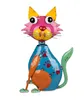 Dekofigur Katze sitzend H. 37cm bunt aus Metall Formano Produktbild-Vorschau 1