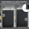 ML-Design schedario 75x40x120 cm, antracite, acciaio, Anteprima dell’immagine prodotto 5