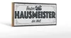Holzschild Spruch 27x10cm Bester Hausmeister der Welt Produktbild-Vorschau 1