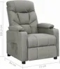 vidaXL Relaxsessel Hellgrau Stoff Produktbild-Vorschau 7