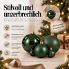 Baubles natalizi in plastica infrangibile - set di 46, oro Anteprima dell’immagine prodotto 7
