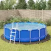 vidaXL Pool-Bodentuch Hellgrau Ø550 cm Polyester Geotextil Produktbild-Vorschau 2