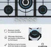 Klarstein Ignito Plaque De Cuisson Gaz, 5 Brûleurs Sabaf, Voir les images du produit 5