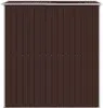 vidaXL Abri de jardin brun foncé 192x191x223 cm Acier Voir les images du produit 5