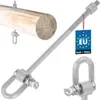 KOTARBAU® Schaukelhaken M10x190mm mit Schäkel Holzgewinde Produktbild-Vorschau 1