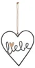 Gilde Hänger, Herz, "Lebe Liebe Lache", Schriftzug, Holz, Produktbild-Vorschau 5