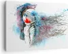 Bild auf Leinwand - Leinwandbild - Astronaut Universum Produktbild-Vorschau 1