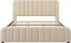 Modernes Polsterbett , Beige Leinen mit USB Typ-C Produktbild-Vorschau 29
