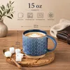 Tasses en céramique pour le café moderne robustes, lot de 4 Voir les images du produit 2